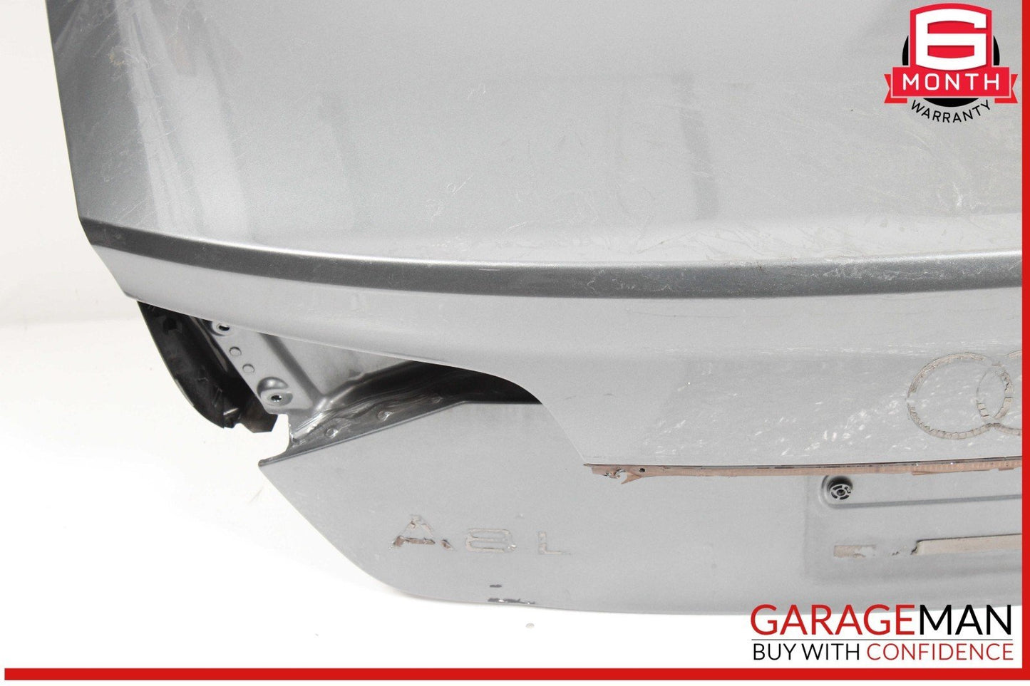 15-18 Audi A8 Quattro S8 Rear Trunk Lid Hatch Tailgate Deck Shell Gray OEM