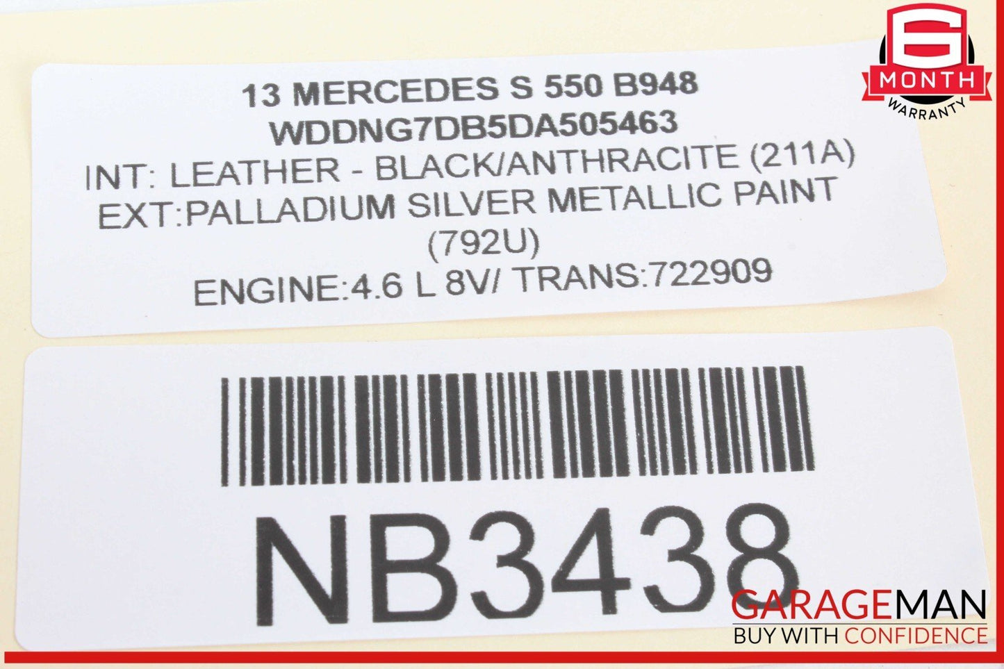 07-13 Mercedes W221 S550 Front Right Under Seat Control Module OEM