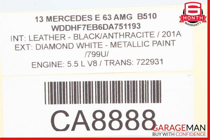 08-18 Mercedes W212 E63 AMG E350 CLS550 Front Left Side Door Control Module OEM