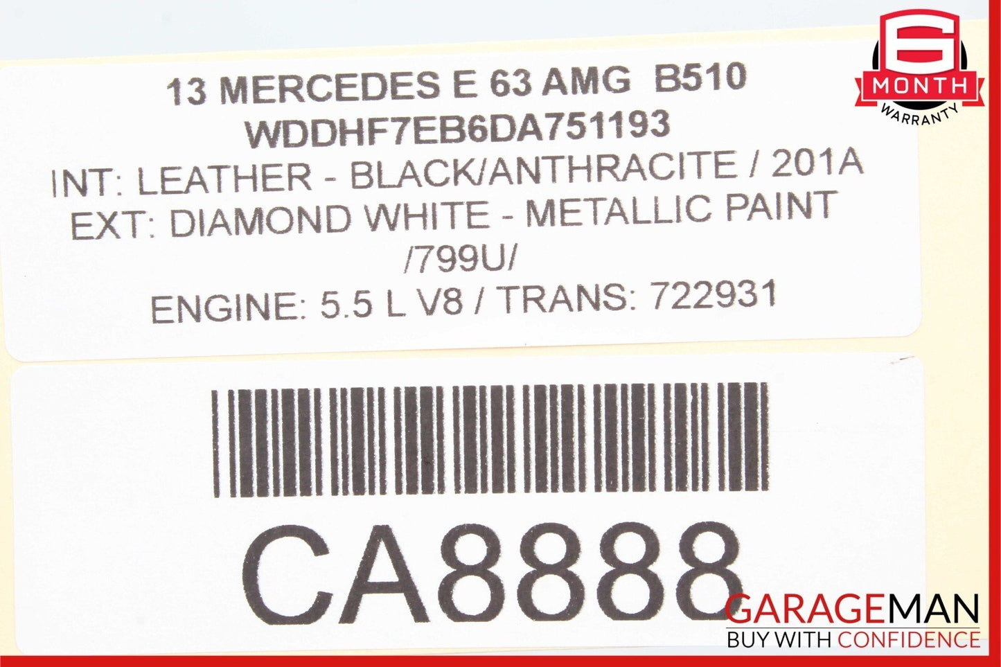 08-18 Mercedes W212 E63 AMG E350 CLS550 Front Left Side Door Control Module OEM