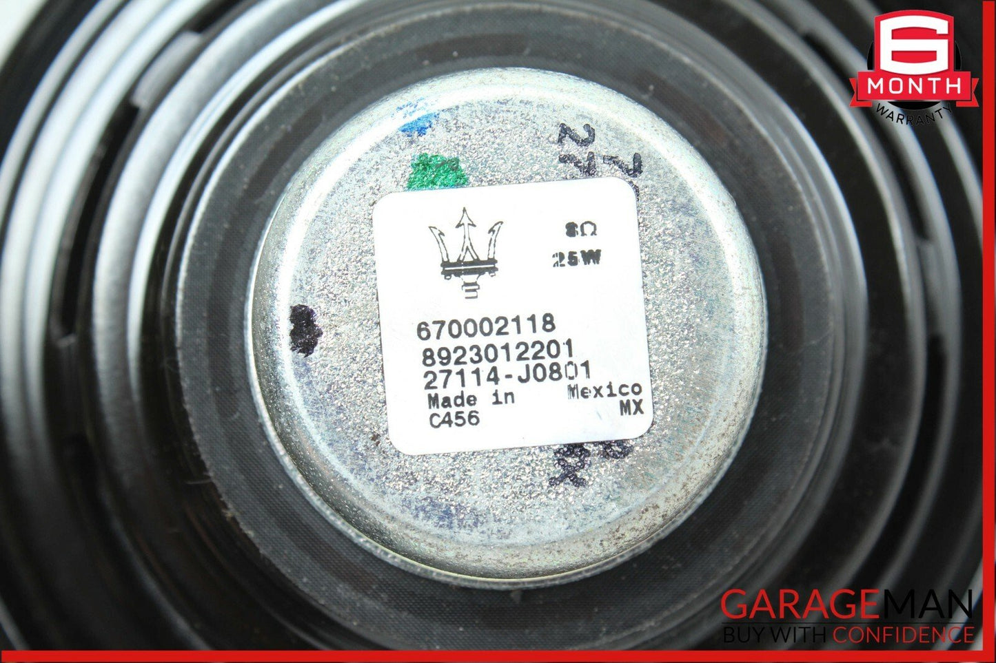 14-18 Maserati Quattroporte Center Dash Dashboard Speaker OEM