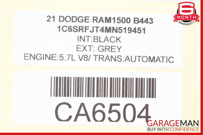 21-22 Dodge RAM 1500 Gateway Computer Control Module Unit 68492545AA