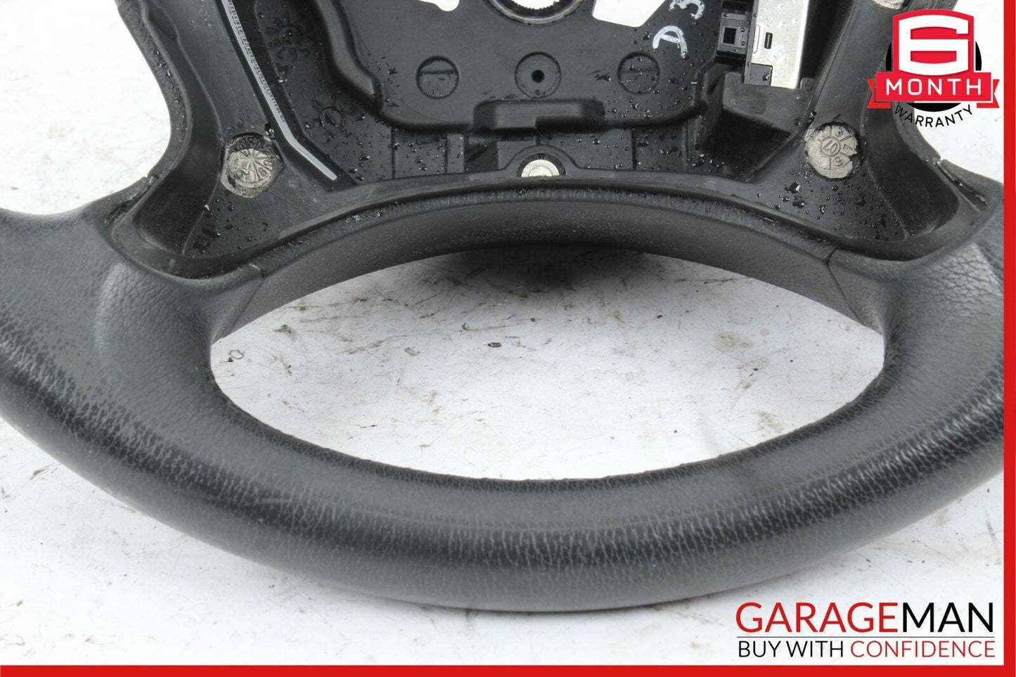06-09 Mercedes W211 E350 CLS500 E550 4 Spoke Steering Wheel Black OEM