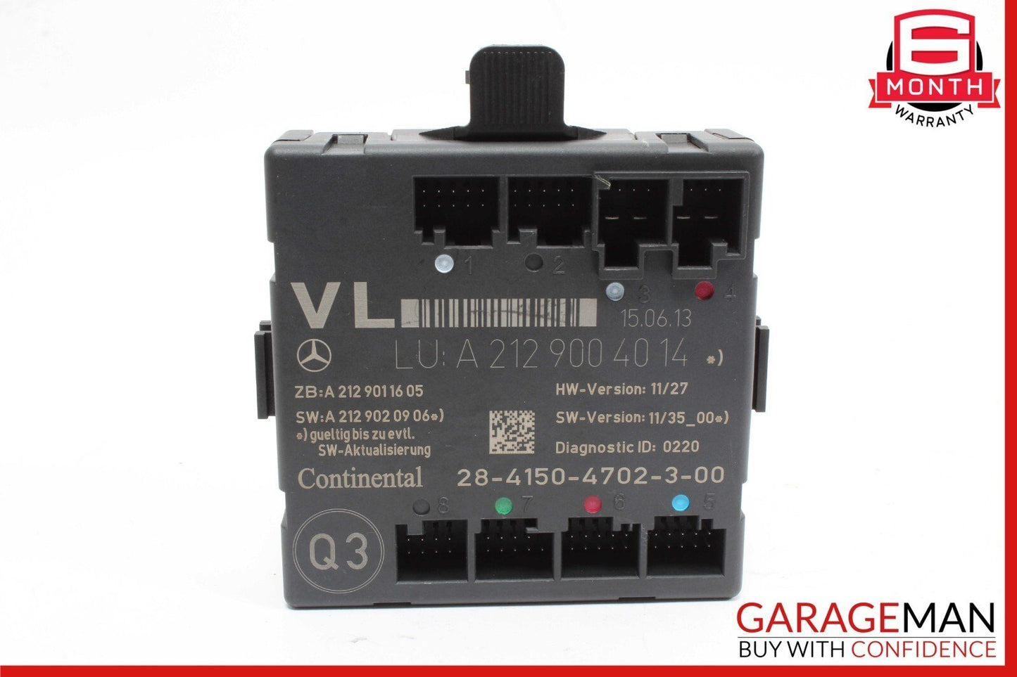 08-18 Mercedes W218 CLS500 E550 C250 Front Left Side Door Control Module OEM