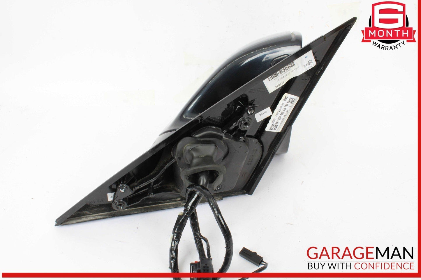 13-17 Audi Q5 Front Right Passenger Side Door Rear View Mirror Blue OEM