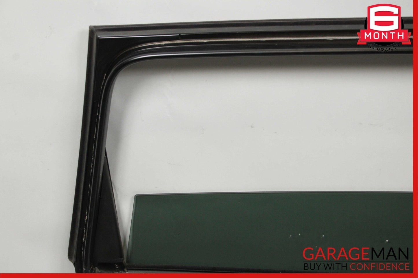 03-06 Porsche Cayenne 955 Rear Left Door Frame Window Regulator Glass Assy