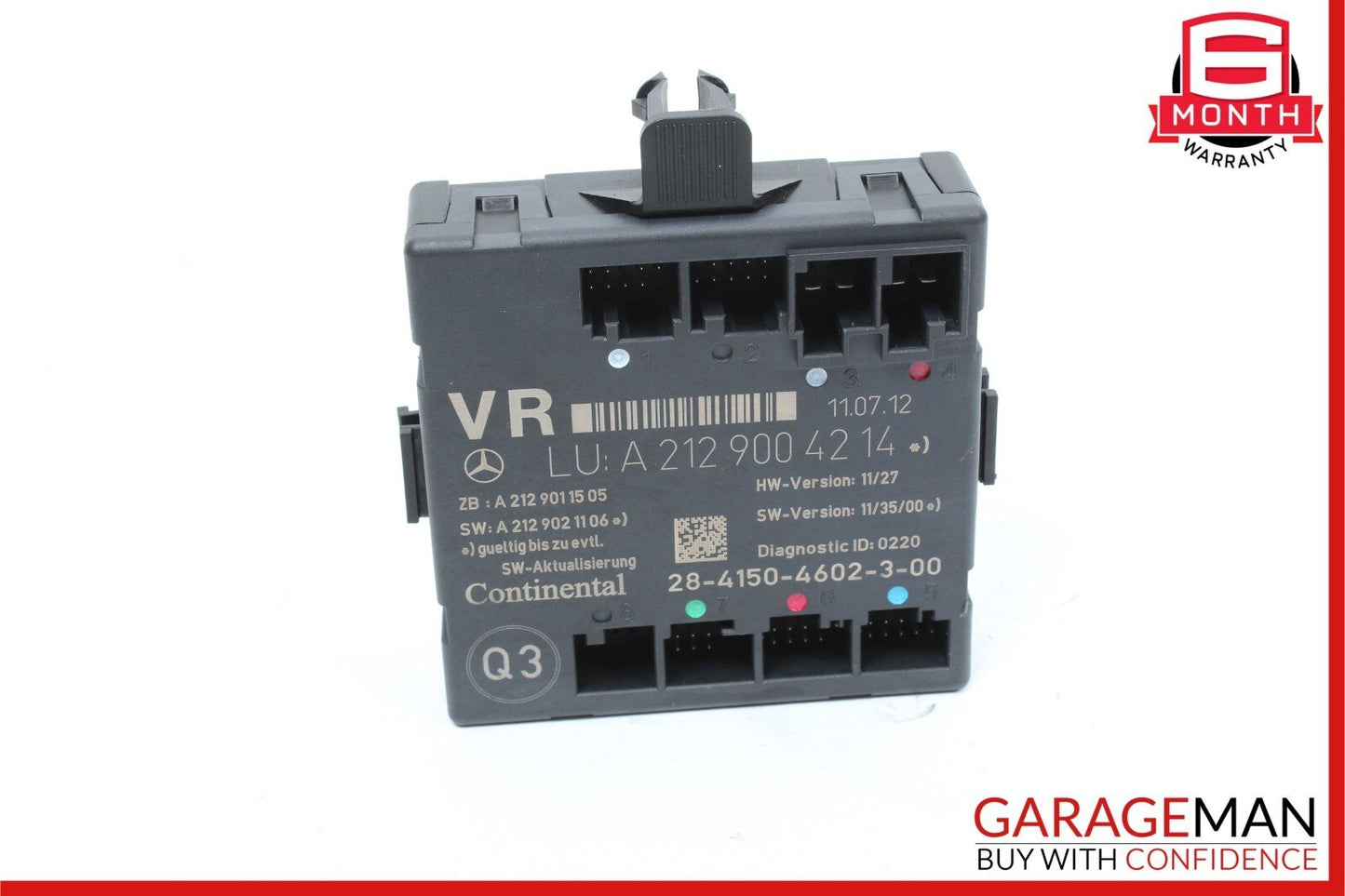 08-18 Mercedes W204 C250 Front Right Side Door Control Module 2129004214 OEM