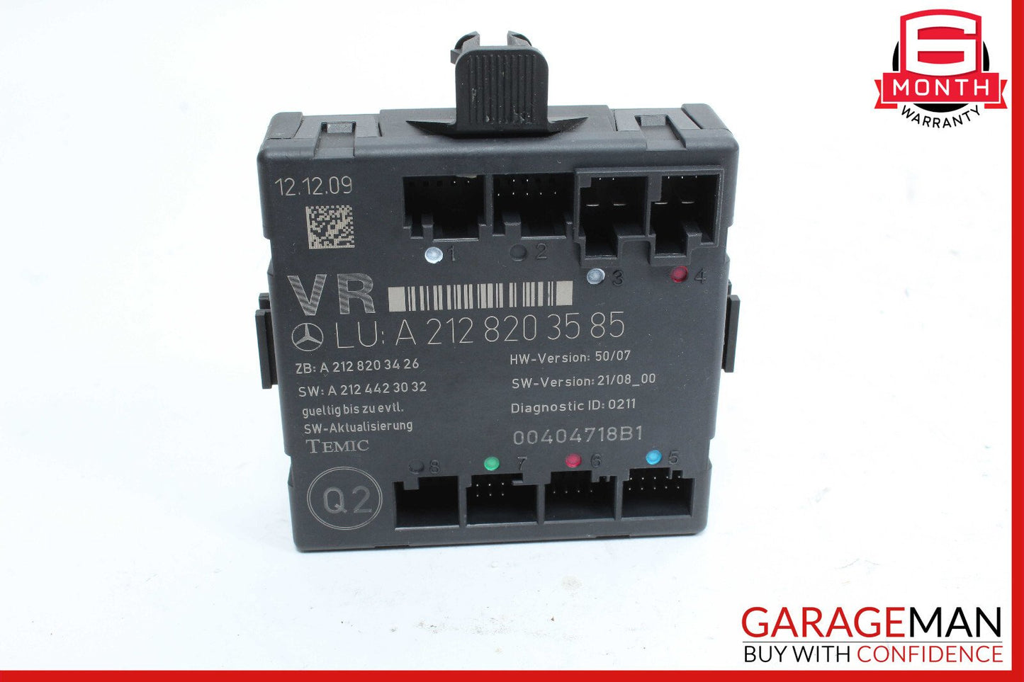 08-12 Mercedes X204 GLK350 C300 E350 Front Right Side Door Control Module OEM