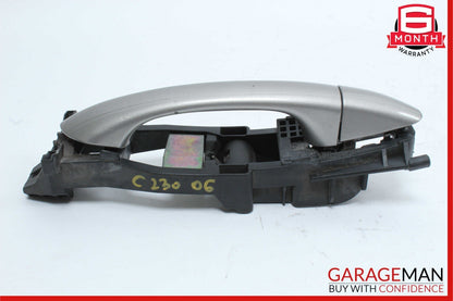 05-07 Mercedes W203 C280 Front Right Side Exterior Door Handle Silver OEM