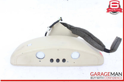 10-16 Mercedes W212 E350 Front Interior Top Upper Rear View Mirror Beige OEM