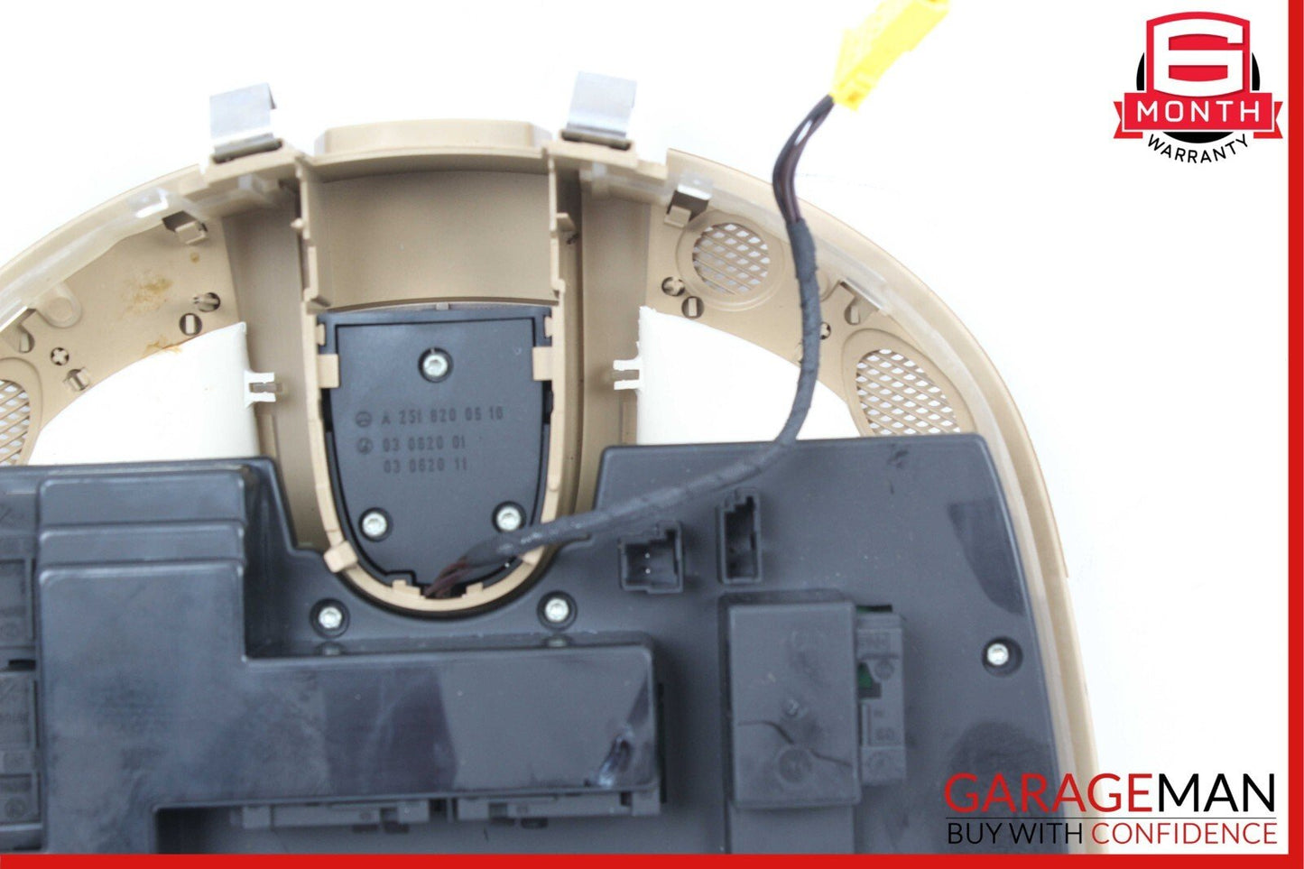 06-12 Mercedes X164 GL450 ML550 R350 Front Overhead Dome Light Lamp Brown OEM