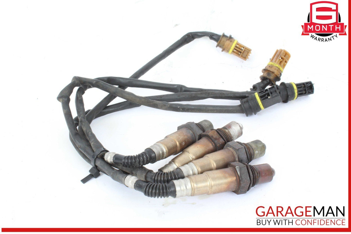 03-08 Mercedes R230 SL500 SL55 AMG Oxygen O2 Sensor Lambda Set of 4 OEM