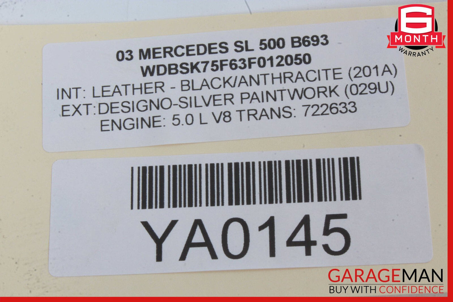 00-06 Mercedes R230 SL500 CLK55 AMG Voice Command Control Module 2208204785 OEM