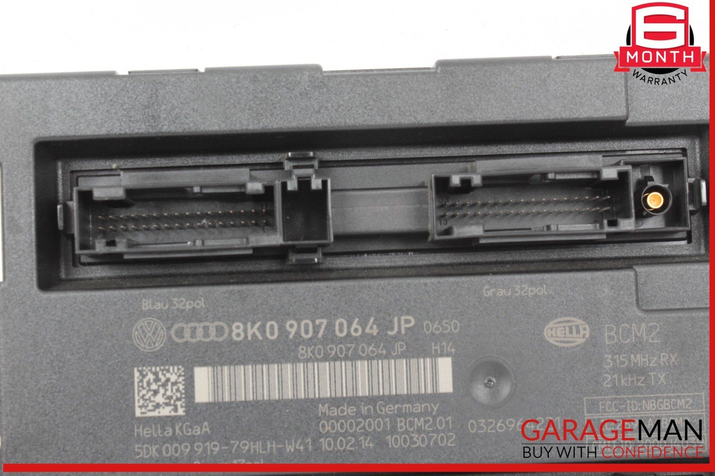 14-16 Audi SQ5 Body Comfort Control Module Unit 8K0907064JP OEM