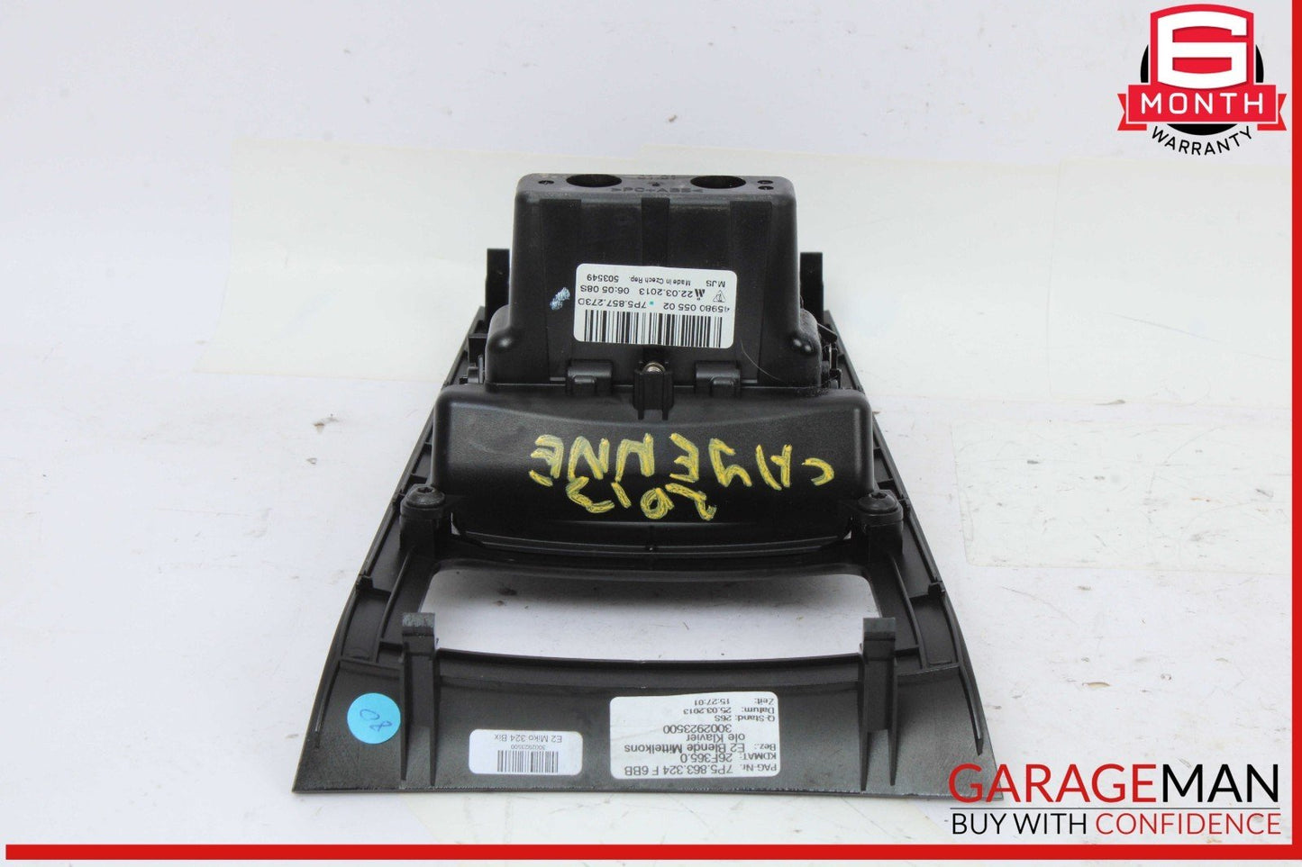 11-18 Porsche Cayenne 958 AWD Front Center Console Shifter Trim Bezel OEM