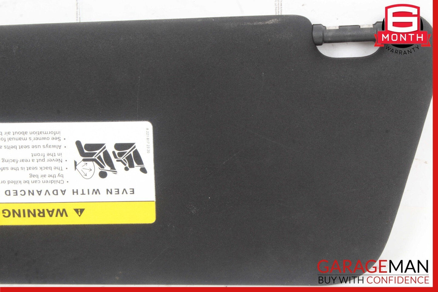 08-14 Mercedes W204 C250 C300 Front Right Side Sun Visor Sunvisor Shade OEM