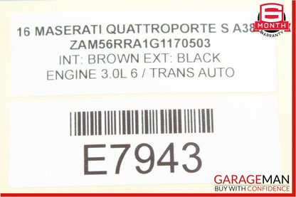 14-18 Maserati Quattroporte Parking Park Sensor Control Module Unit 670004819