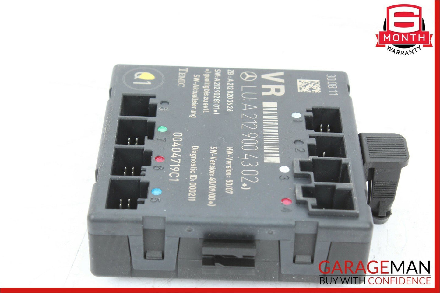 08-14 Mercedes W204 C250 C300 Front Right Passenger Side Door Controller Module