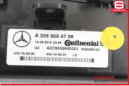 15-20 Mercedes W205 C300 C350e C400 A/C AC Heater Climate Control Switch OEM