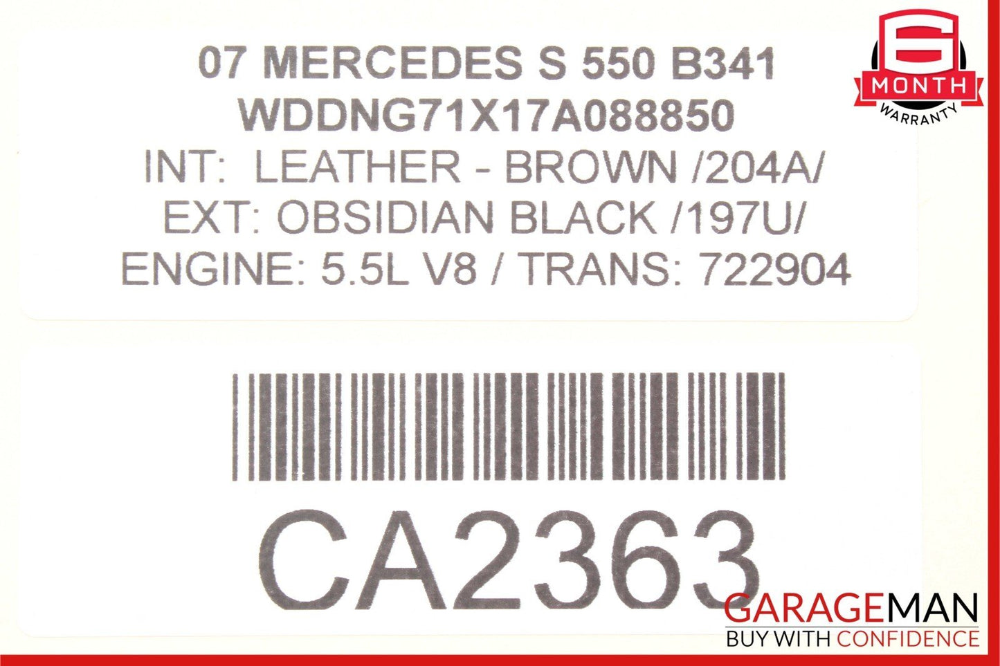 07-13 Mercedes W221 S550 S400 Front Left Driver Side Under Seat Controller Unit