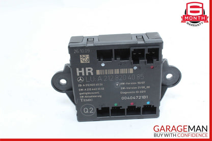 08-18 Mercedes X204 GLK350 E350 C350 Rear Right Side Door Control Module Unit