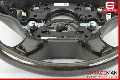 07-09 Mercedes W216 CL550 S550 4 Spoke Steering Wheel w/ Shift Buttons Wood OEM