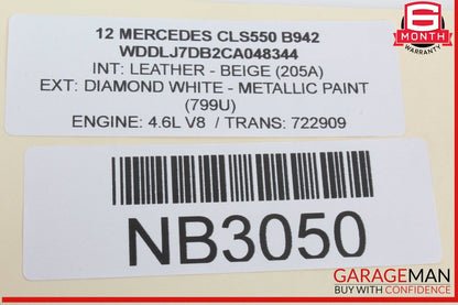 10-18 Mercedes W218 CLS550 E400 E350 Airmatic Air Suspension Control Module OEM