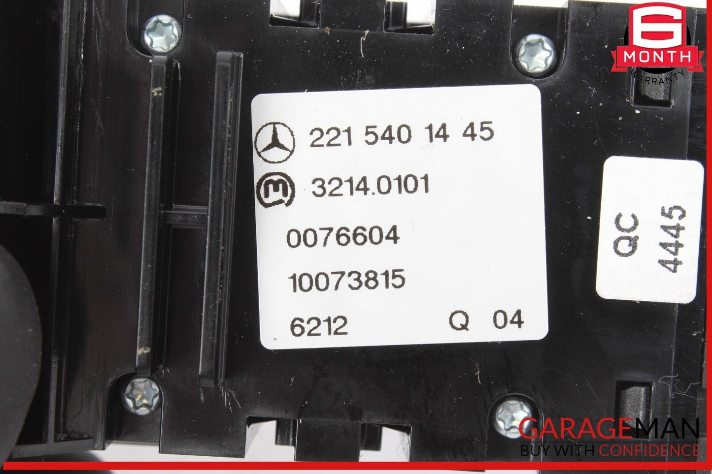 07-14 Mercedes W221 S550 CL550 Electronic Parking Button Switch 2215401445 OEM
