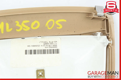 06-13 Mercedes ML550 GL450 R350 Rear Overhead Dome Light Lamp Reading Map Beige