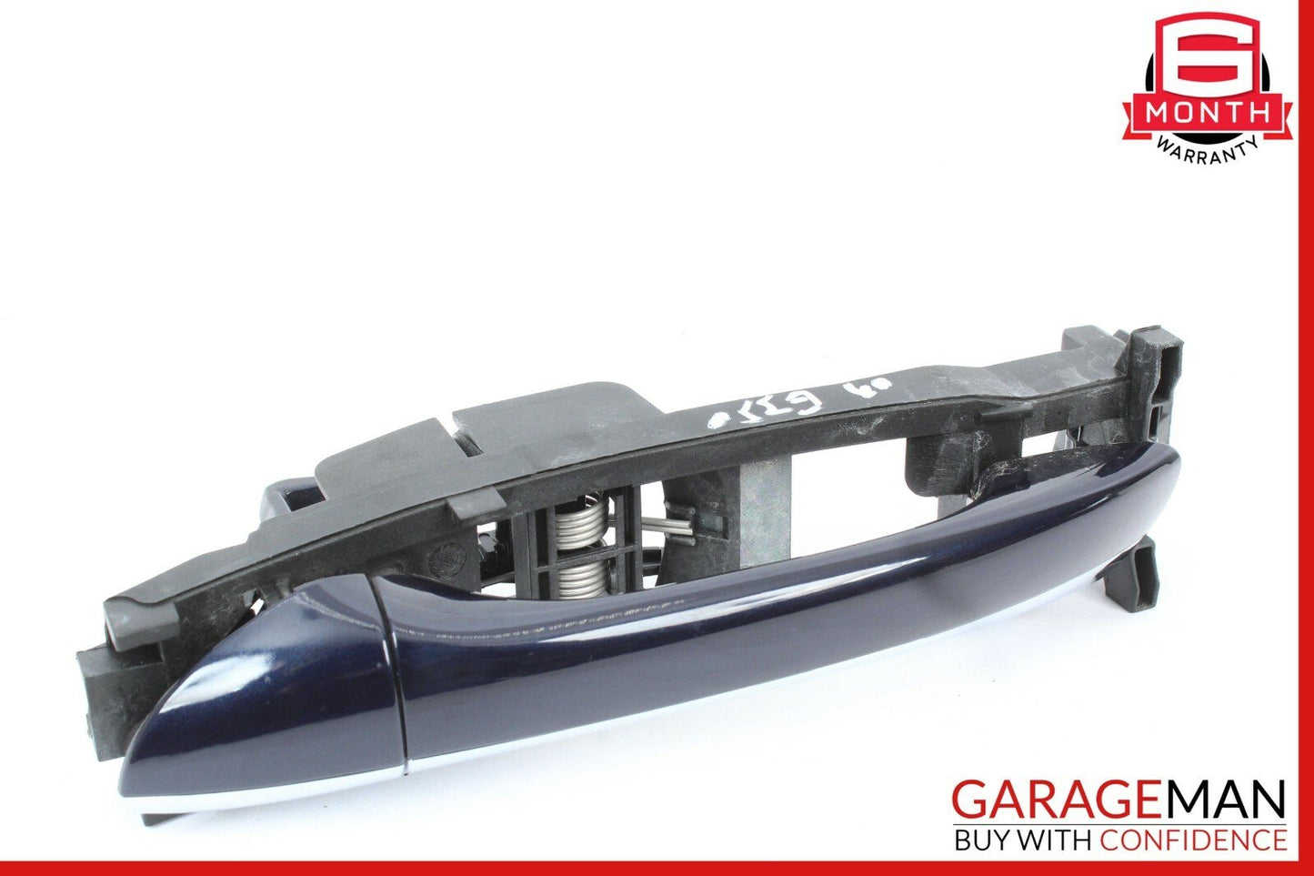 03-09 Mercedes W211 E350 E500 Rear Left Side Door Handle Blue OEM