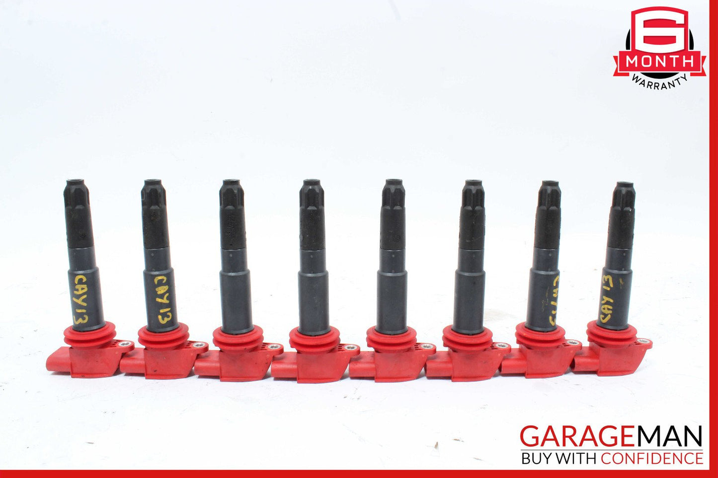 11-17 Porsche Cayenne 958 Ignition Coil Spark Plug Set of 8 Pc OEM