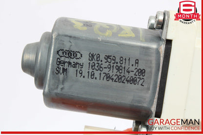 12-18 Audi Q3 S6 SQ5 Rear Left Driver Side Window Regulator Motor 8K0959811A OEM