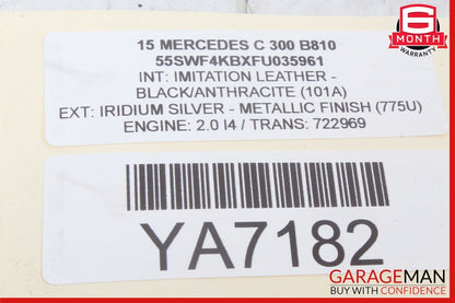 15-20 Mercedes W205 C300 C350e C400 A/C AC Heater Climate Control Switch Assy