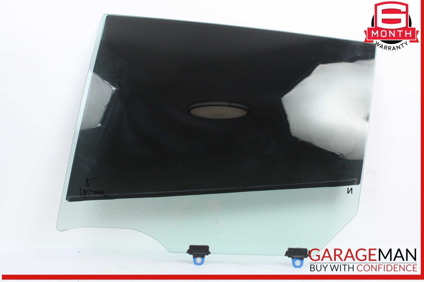 13-24 Nissan Leaf Rear Left Driver Side Door Window Glass 823013NF1A OEM