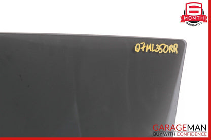 06-11 Mercedes W164 ML350 ML550 Rear Right Side Door Window Auto Glass OEM
