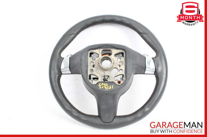 11-14 Porsche Cayenne 958 S Steering Wheel w/ Paddle Shifters Black OEM