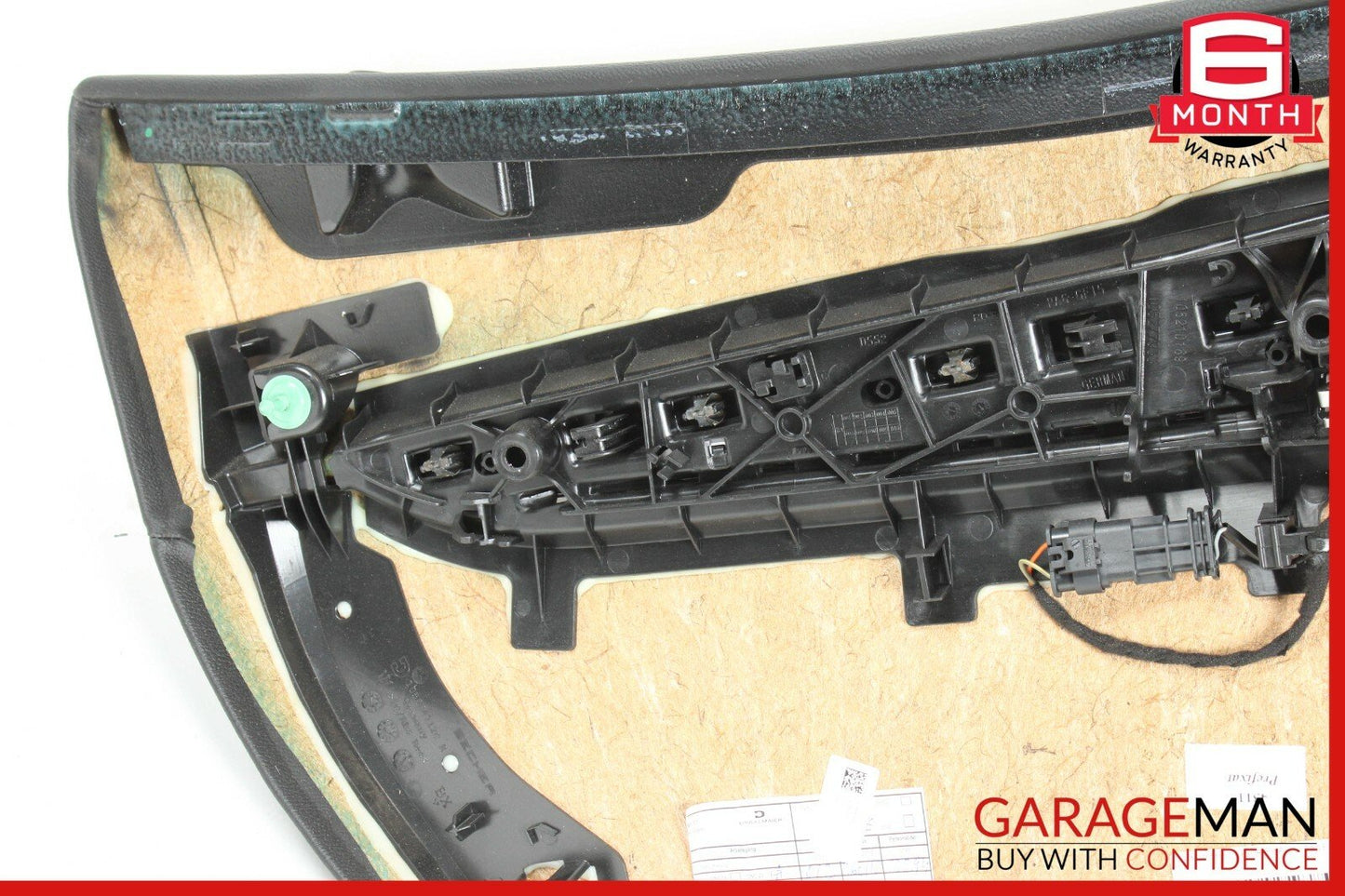 14-17 Maserati Ghibli Rear Right Side Complete Interior Door Panel Black OEM