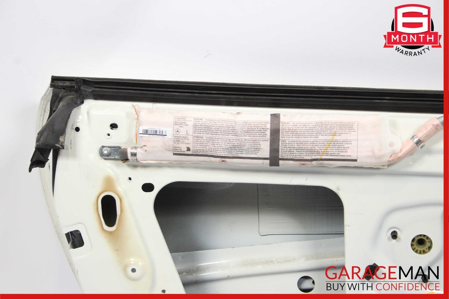 12-20 Mercedes R172 SLK250 Front Left Side Exterior Door Shell Calcite White