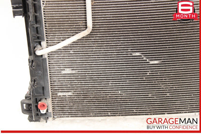 12-15 Mercedes W204 C250 M271 Engine Cooling Radiator AC Air A/C Condenser OEM