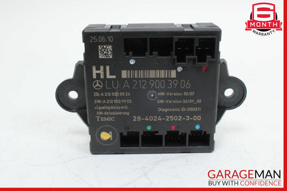 08-18 Mercedes W204 C300 C350 CLS550 Rear Left Side Door Control Module OEM