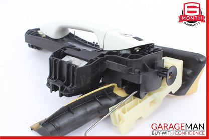 10-13 Mercedes W212 E350 Front Left Side Exterior Door Handle Assembly White OEM