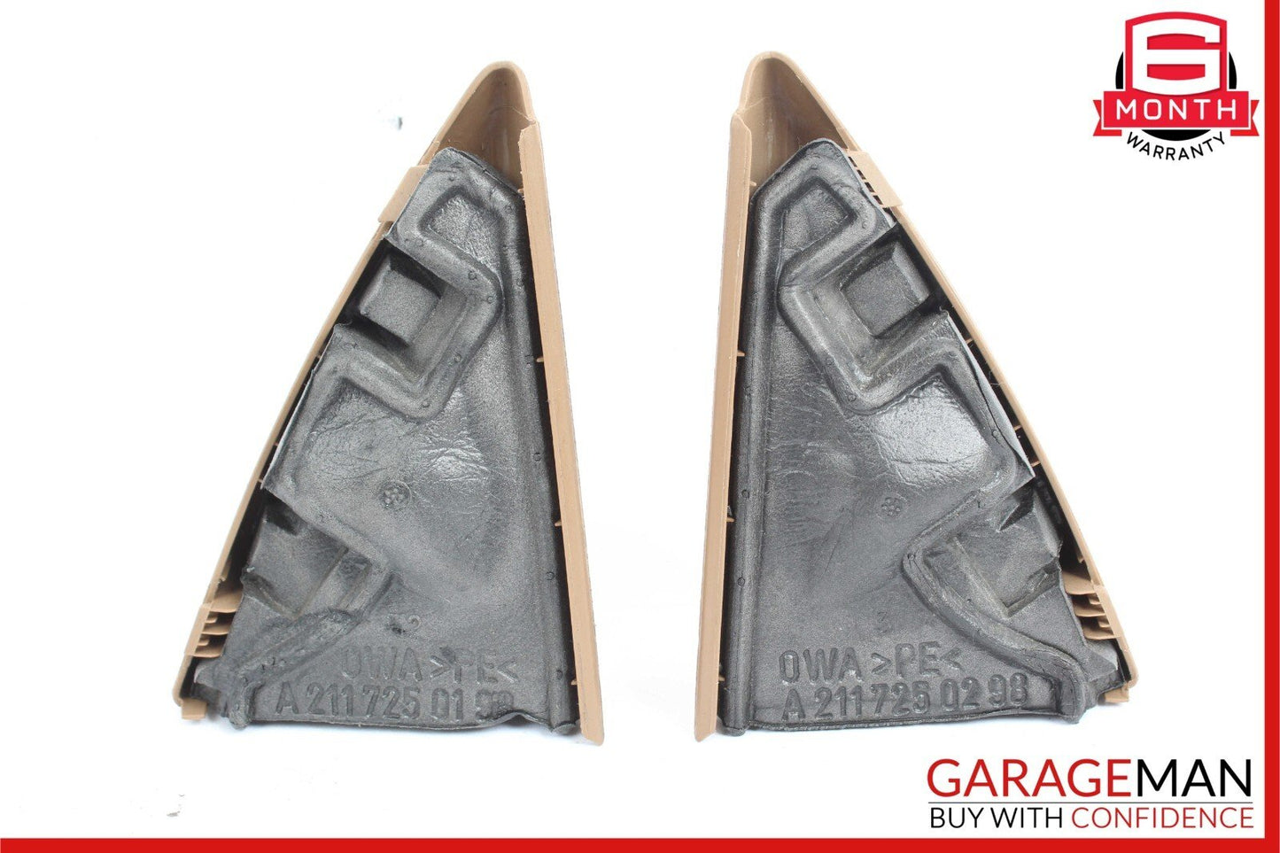 03-09 Mercedes W211 E500 Front Left & Right Side Door Tweeter Speaker Set of 2