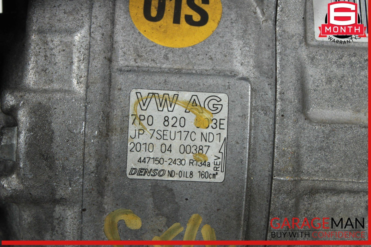11-18 Porsche Cayenne 958 AC A/C Air Conditioning Compressor Pump OEM