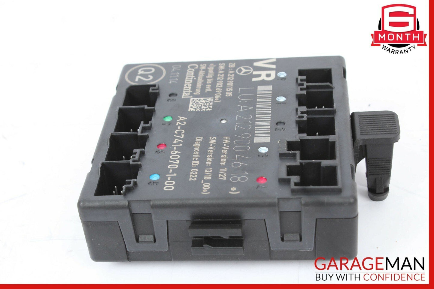 08-15 Mercedes W204 C250 Front Right Passenger Side Door Control Module OEM