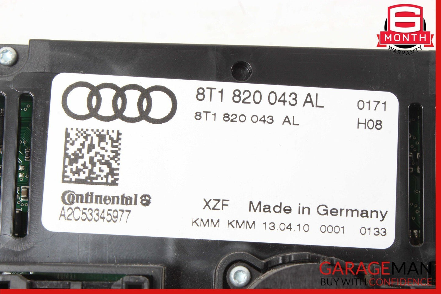 09-12 Audi S5 A4 AC Heater Climate Control Temperature Unit B04B59007 OEM