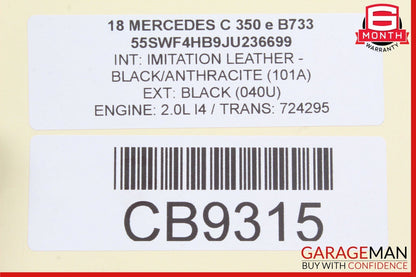 15-19 Mercedes W205 C350e C300 Real Left Side Door Control Module Unit OEM