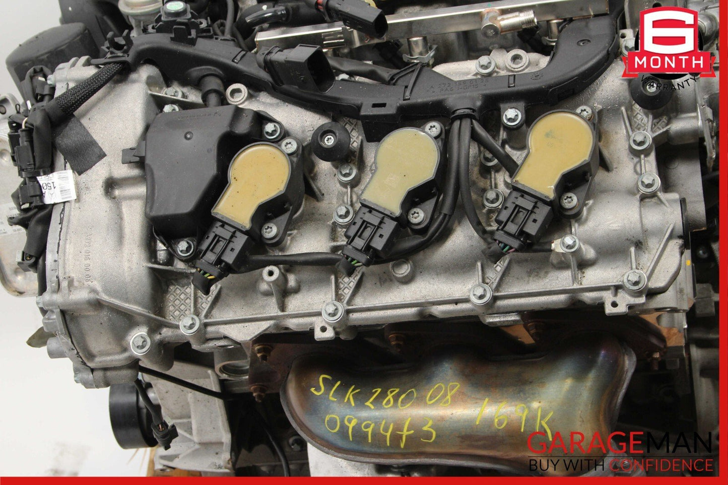 06-11 Mercedes R171 SLK280 C300 3.0L V6 M272 Engine Motor Block Assembly 169k