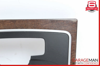10-13 Mercedes W212 E500 E550 Center Console Climate Control Switch Panel Wood