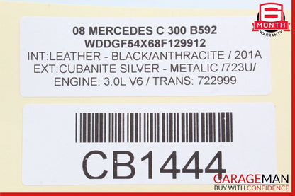 08-14 Mercedes W204 C300 C350 Front Left Side Door Control Module 2048701726 OEM