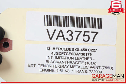 11-20 Mercedes X166 GL450 Left Side Turbocharger Air Intake Duct Tube 2780980507